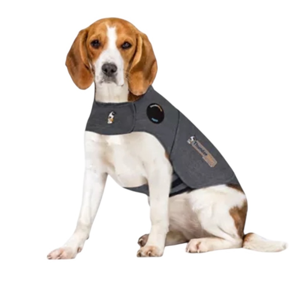 Thunder Shirt Gray Dog Anxiety Vest with Velcro Straps Size Medium